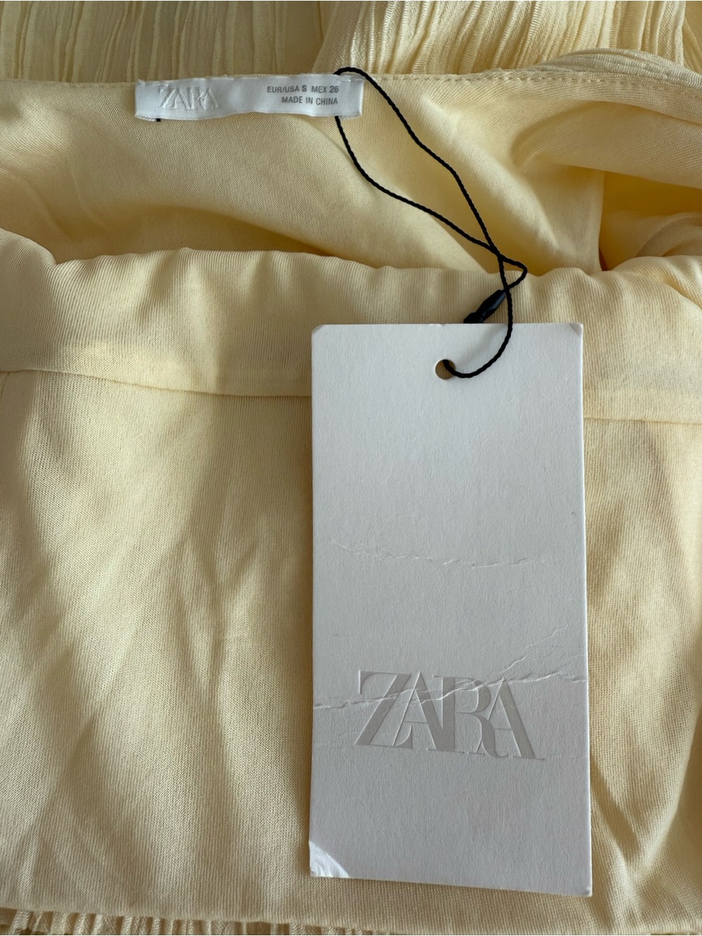 ZARA~ Textured Midi Dress NWT Small and Medium - Picture 8 of 11